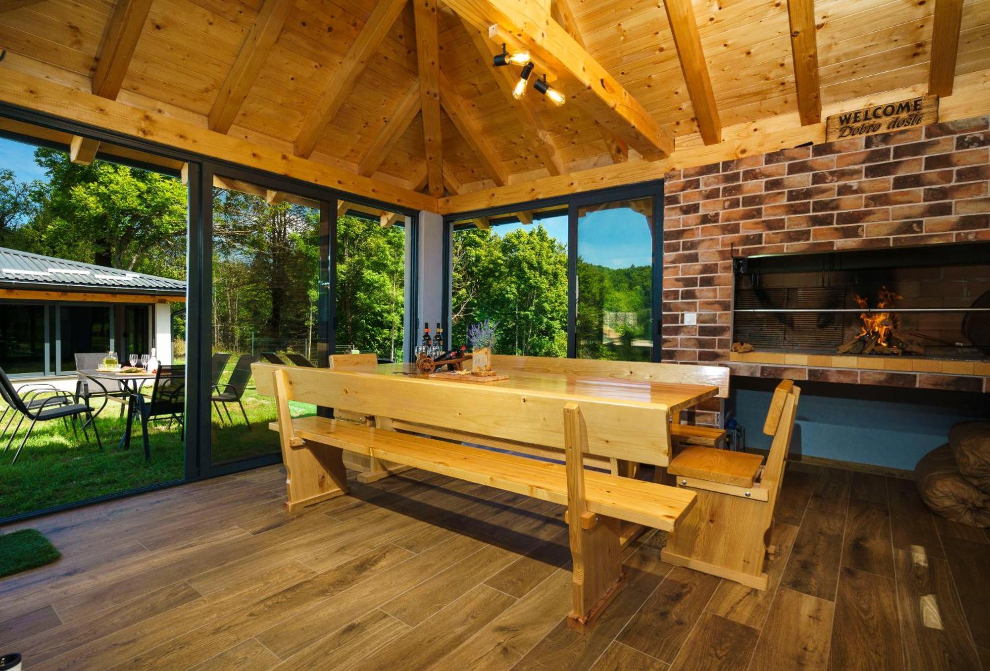 Вилла Plitvice House Angelina Saborsko Экстерьер фото